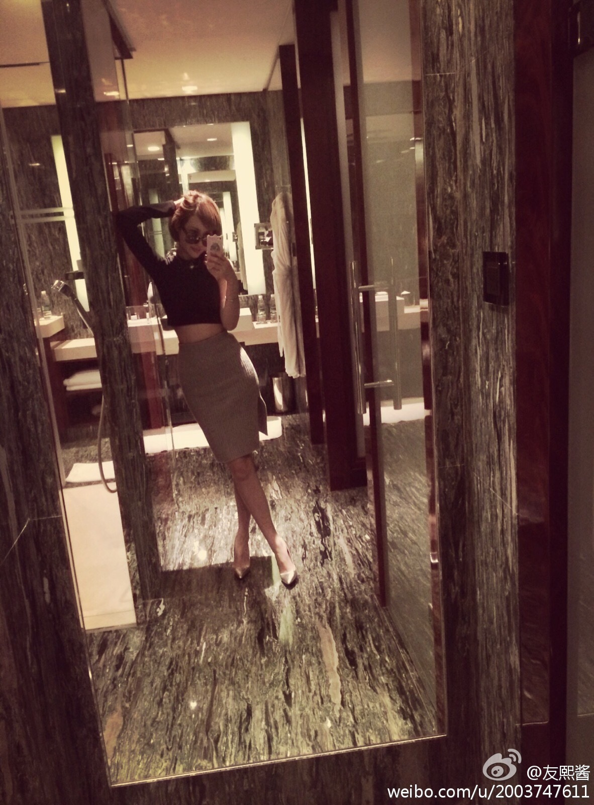 G罩美胸 火爆的辣子 友熙酱 微博自拍破解私密图片 3